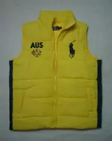 2013 ralph lauren veste sans manches advanced hommes big polo classic jaune